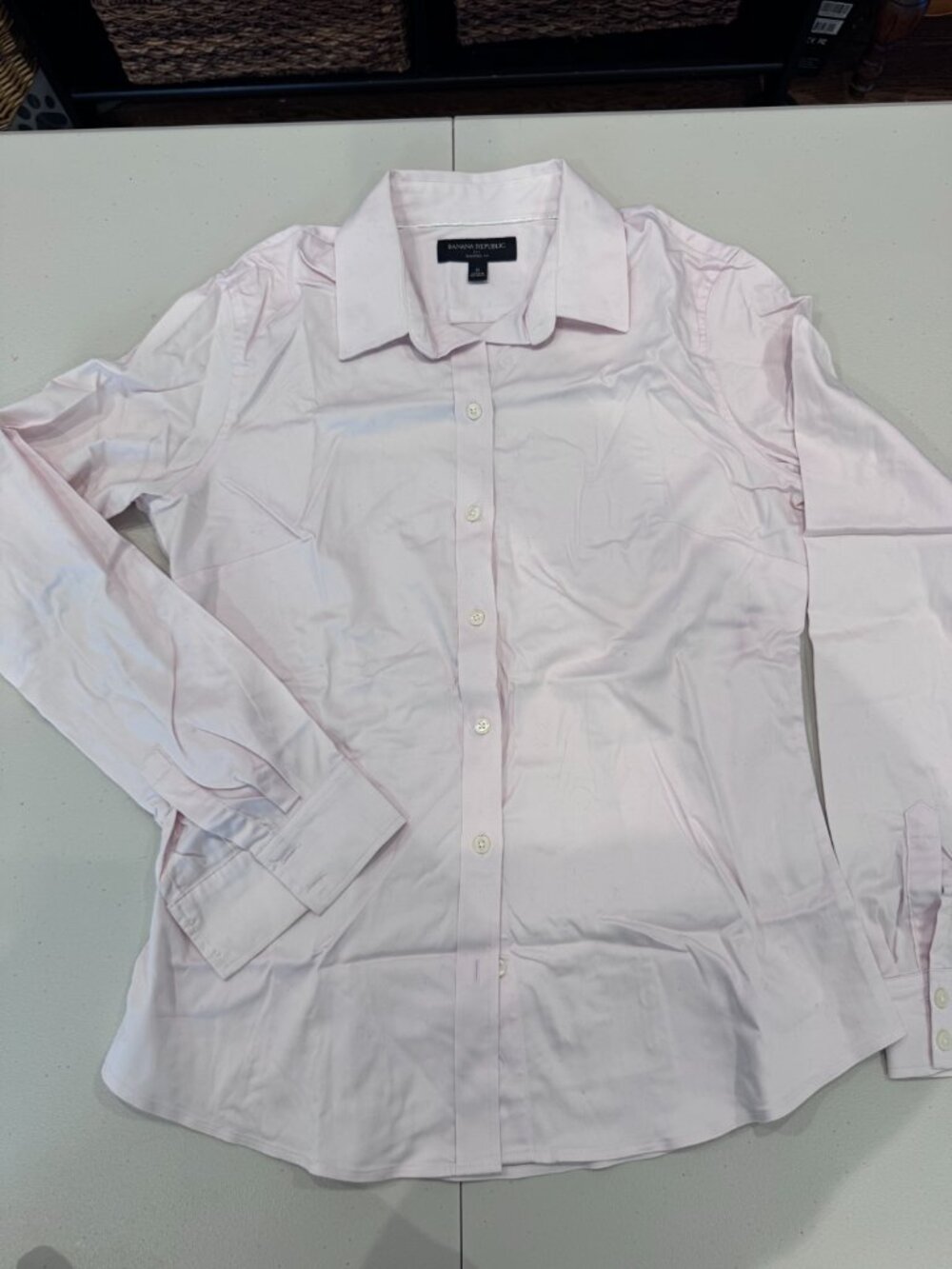 Like New - Pink Banana Republic Blouse (Women's 8)